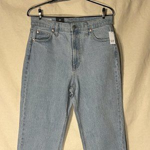 GAP "Mom Jean" high rise, tapered, low stretch jeans